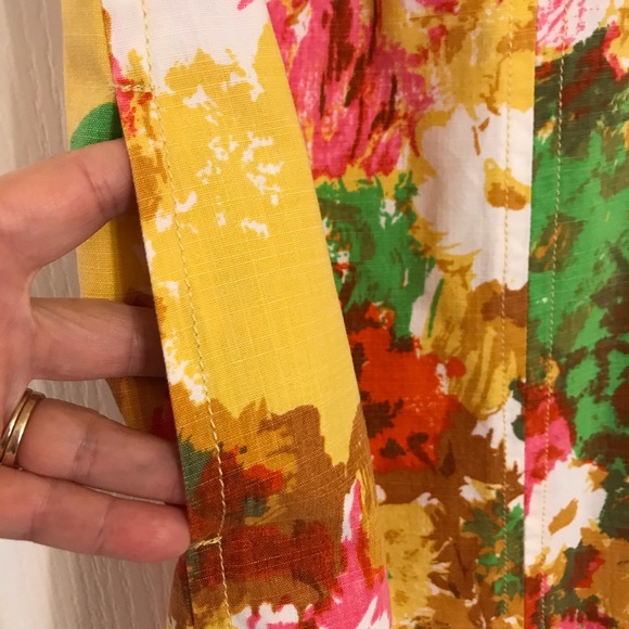 Talbots Sleeveless Dress. Vibrant, Colorful Floral Print, Women’s Size 8P - Picture 7 of 15